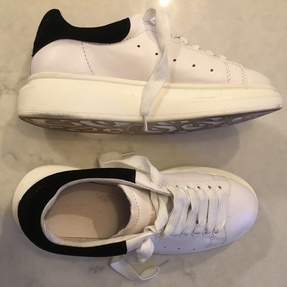 Alexander McQueen Oversized Sneakers White Classic